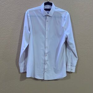 White medium slim fit JF dress shirt